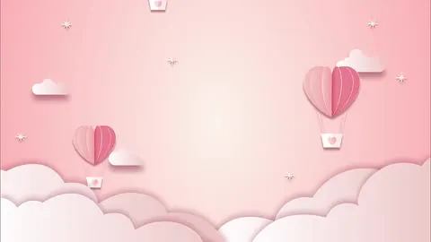 Pink hearts drifting across a soft backdrop.