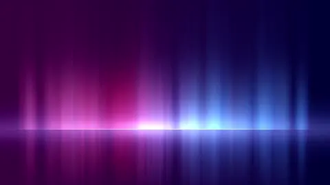 Lights moving together as if they were dancing.